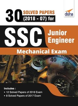 portada 30 Solved Papers (2018-07) for SSC Junior Engineer Mechanical Exam (en Inglés)