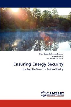 portada ensuring energy security (in English)