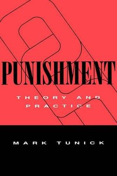 portada Punishment: Theory and Practice (en Inglés)