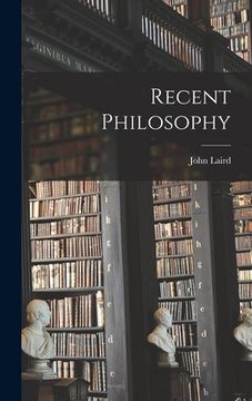 portada Recent Philosophy (in English)