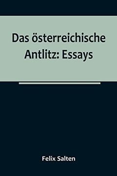 portada Das österreichische Antlitz: Essays (in German)