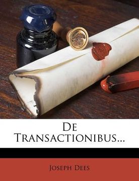 portada de transactionibus... (en Inglés)
