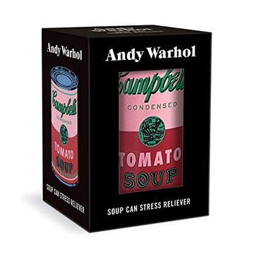 portada Andy Warhol Soup can Stress Reliever – Anti-Stress Tool for Anxiety Relief With Iconic Andy Warhol art Design, Made of Slow-Rising Polyurethane – Makes an Inspired Gift Idea