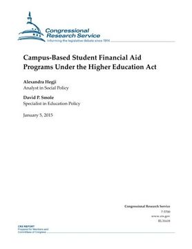 portada Campus-Based Student Financial Aid Programs Under the Higher Education Act (CRS Reports)