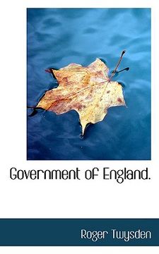 portada government of england. (en Inglés)