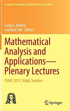 portada Mathematical Analysis and Applications-Plenary Lectures: Isaac 2017, Växjö, Sweden (Springer Proceedings in Mathematics & Statistics) (en Inglés)