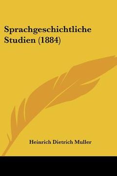 portada sprachgeschichtliche studien (1884) (en Inglés)