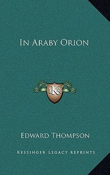 portada in araby orion (en Inglés)