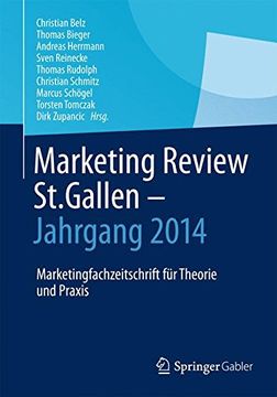 portada Marketing Review St. Gallen - Jahrgang 2014: Marketingfachzeitschrift für Theorie und Praxis