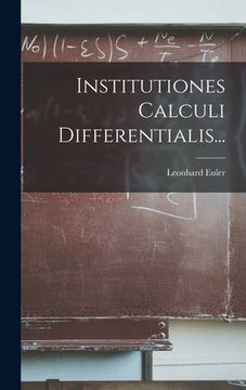 portada Institutiones Calculi Differentialis... (in Latin)