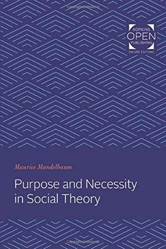 portada Purpose and Necessity in Social Theory (en Inglés)