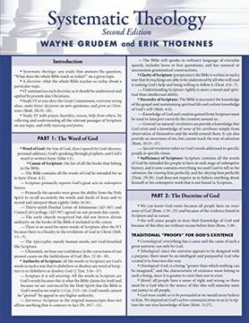 portada Systematic Theology Laminated Sheet (Zondervan get an a! Study Guides) (in English)