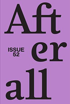 portada Afterall: Autumn/Winter 2021, Issue 52 Volume 52 (en Inglés)