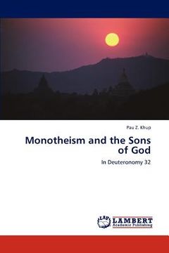 portada monotheism and the sons of god