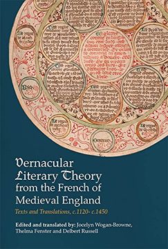 portada Vernacular Literary Theory from the French of Medieval England