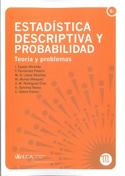 portada Estadística Descriptiva y Probabilidad: Teorías y Problemas (Manuales a 6 Euros)