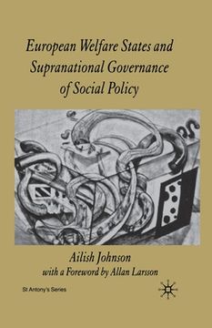 portada European Welfare States and Supranational Governance of Social Policy (en Inglés)