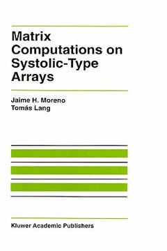 portada matrix computations on systolic-type arrays (en Inglés)