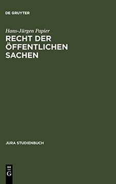 portada Recht der Offentlichen Sachen (in German)
