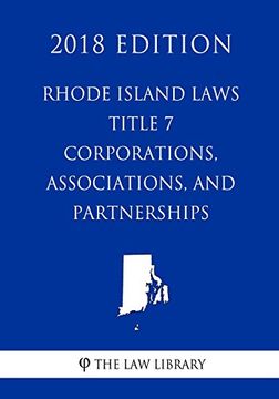 portada Rhode Island Laws - Title 7 - Corporations, Associations, and Partnerships (in English)