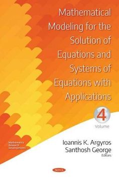 portada Mathematical Modeling for the Solution of Equations and Systems of Equations With Applications (in English)