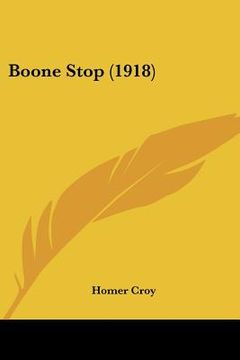 portada boone stop (1918) (en Inglés)