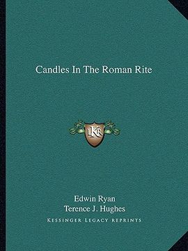 portada candles in the roman rite (en Inglés)