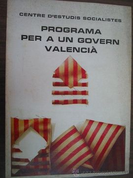 portada Programa per a un Govern Valencià