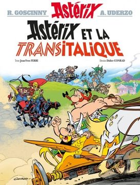 portada Asterix Tome 37 - Astérix et la Transitalique: Bande Dessinée (Les Aventures D'astérix le Gaulois) (en Francés)