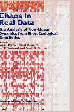 portada chaos in real data: the analysis of non-linear dynamics from short ecological time series (in English)