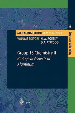 portada group 13 chemistry ii: biological aspects of aluminum