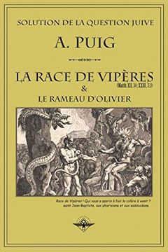 portada La Race de Vipères et le Rameau D'olivier (en Francés)