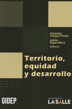 portada TERRITORIO EQUIDAD Y DESARROLLO (in Spanish)