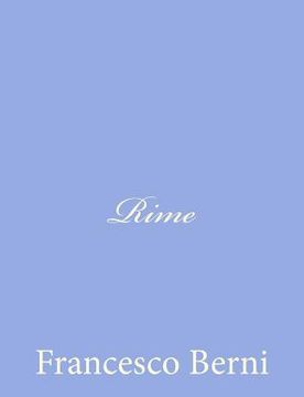 portada Rime (en Italiano)