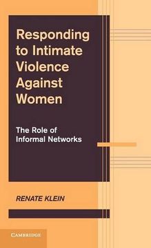 portada Responding to Intimate Violence Against Women (Advances in Personal Relationships) (en Inglés)