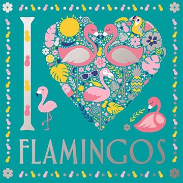 portada I Heart Flamingos (i Heart Colouring) [Idioma Inglés] 
