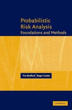 portada Probabilistic Risk Analysis: Foundations and Methods 