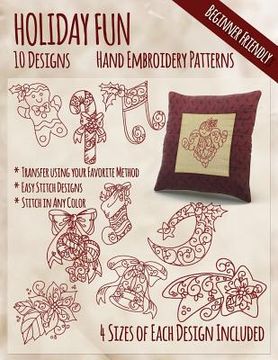 portada Holiday Fun Hand Embroidery Patterns (en Inglés)
