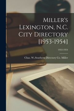 portada Miller's Lexington, N.C. City Directory [1953-1954]; 1953-1954
