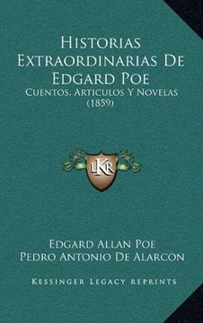 portada Historias Extraordinarias de Edgard Poe: Cuentos, Articulos y Novelas (1859) (in Spanish)