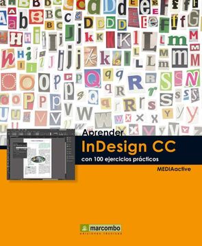 portada Aprender Indesign cc: Con 100 Ejercicios Prácticos (in Spanish)