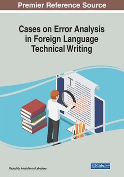 portada Cases on Error Analysis in Foreign Language Technical Writing (en Inglés)