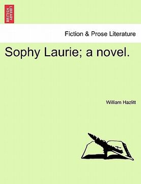 portada sophy laurie; a novel. (in English)