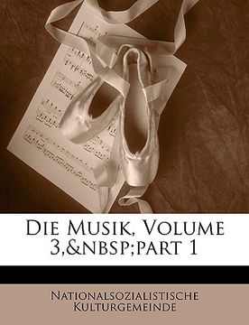 portada Die Musik, Volume 3, part 1 (en Alemán)