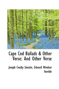 portada cape cod ballads & other verse: and other verse (en Inglés)
