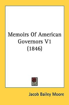 portada memoirs of american governors v1 (1846)