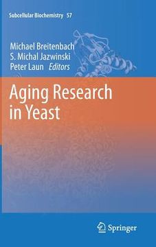 portada aging research in yeast (en Inglés)