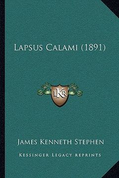 portada lapsus calami (1891) (en Inglés)