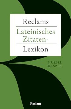 portada Reclams Lateinisches Zitaten-Lexikon (en Alemán)
