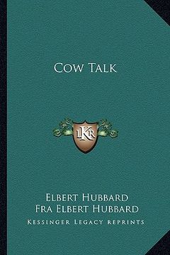 portada cow talk (en Inglés)